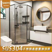 Net Red Diamond Type Overall Shower Room Glass Bathroom Toilet Dry And Wet Separation Partition Bath Room shower room