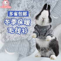 Coeared Rabbit Warm Clothing Pet Rabbit Overwinter Clothes Sweaty Rabbit Supplies Autumn Winter Dwarf Rabbit Cat Cat Clothing