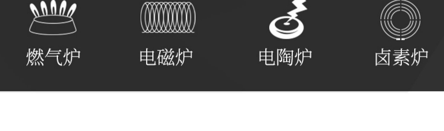 炊大皇麦饭石不粘锅炒锅家用无烟锅炒菜锅平底电磁炉