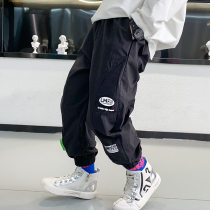 Boys summer pants 2021 New Chinese children Korean thin boy casual pants children foreign-style mosquito pants