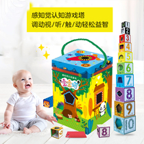 Baby early education educational toys 6 months 1 and a half years old male and female multi-functional intellectual touch toy game box