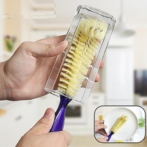 Japanese dead corner washing Cup brush bottle bottom brush Cup brush cup water Cup brush tea cup brush long bottle brush cup bottom cleaning brush