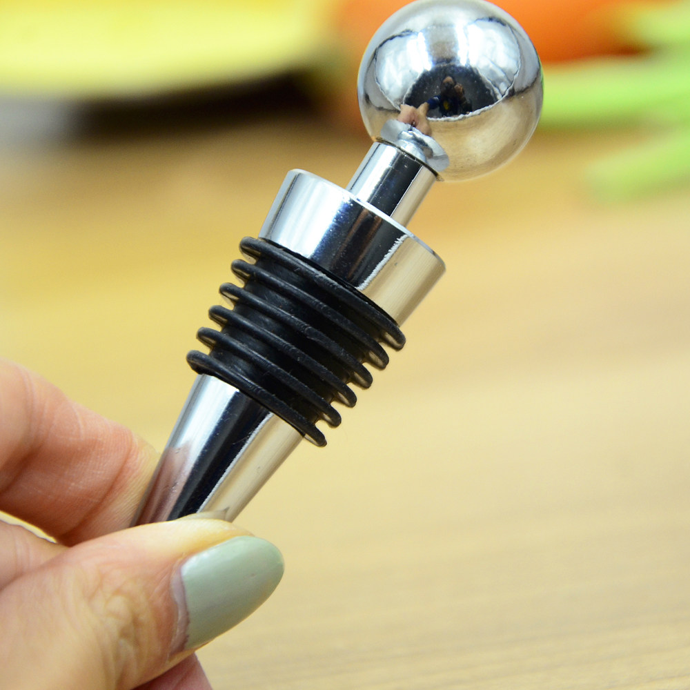 包邮 德国不锈钢红酒塞 创意抽真空啤酒葡萄酒瓶塞 橡胶密封塞子