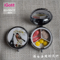 igotit French style retro metal box box Fashion private portable environmental protection