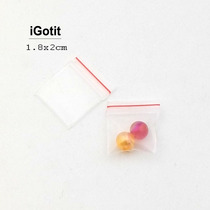 1 8*2cm500 red edge small ziplock bag ultra-thick 20 Silk medicine bag seed packaging bag selling price