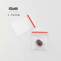 igotit 1 5*2cm500 special small ziplock bag drug bag sample parts seed packaging bag