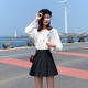 Pleated skirt short skirt female summer high waist black skirt 2020 new spring and autumn college large size jk skirt a word pants skirt Pleated skirt short skirt female summer high waist black skirt 2020 new spring and autumn college large size jk skirt a word pants skirt