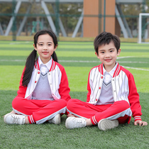 Kindergarten garden uniform spring and autumn new primary school students British class uniform suit college style childrens school uniform three-piece suit