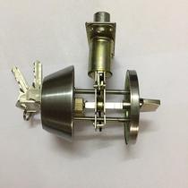 Universal single-head locking round lock Composite door auxiliary invisible lock Channel lock Dark frame glass door lock