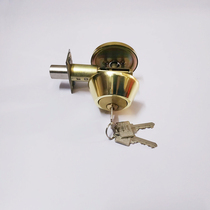 Golden Universal Single Head Latching Round Stay Lock Composite Door Assisted Invisible Lock Channel Lock With Frame Glass Door Lock