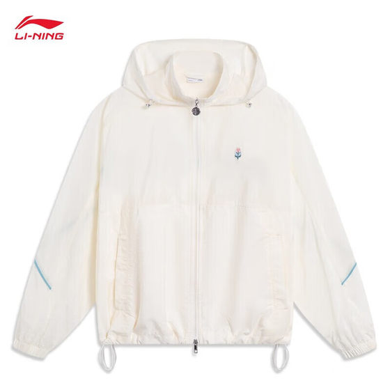 Li Ning 여성의 새로운 가을 후드 재킷 느슨한 스포츠 패션 캐주얼 트렌드 Windbreaker AFDT434 Li Ning 여성의 새로운 가을 후드 재킷 느슨한 스포츠 패션 캐주얼 트렌드 Windbreaker AFDT434