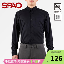 SPAO mens casual fashion business shirt spring and summer new SPYWA11M60