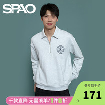 SPAO mens spring and summer new casual fashion Korean version of the trend sweater SPMWA22H41