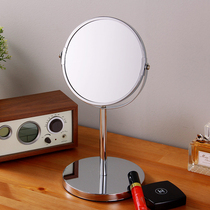 White Mirror Makeup Mirror Desktop Rotatable Minima Princess Mirror Woman Book Desktop Student Dorm Room Dresser