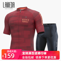 Lamparda 2020 Riding Clothes Suit Summer Short Sleeve Mens Blouse Bike Mountain Road Car Clothes Clothing