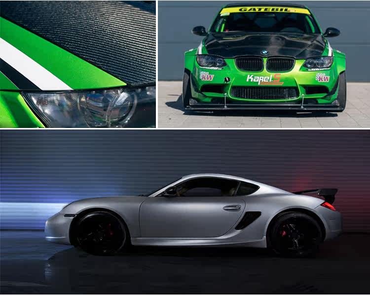 carbins亮面金属膜 金属漆改色膜 极光改色膜 金属小珠光改色膜