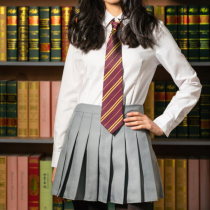 Harry cos Potter Costume magic robe shirt sweater skirt jk uniform dress college women full set