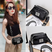 Tide bag women 2020 New ins Super Fire fashion foreign style summer shoulder bag net red broadband texture shoulder bag