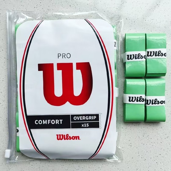 Wilson Welson Tennis Clap Hand Glue Glue Badminton Clap Sweat 흡수 슬립 충격 흡수 흡수 그립 랩 벨트 Pro Wilson Welson Tennis Clap Hand Glue Glue Badminton Clap Sweat 흡수 슬립 충격 흡수 흡수 그립 랩 벨트 Pro
