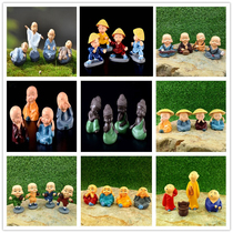 Sheung Shui stone rockery bonsai accessories Fish tank decoration Micro-landscape moss succulents Car ornaments Little monk