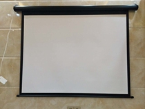 Black shell anti-light household automatic lifting 72 inch-150 inch HD projector wall-mounted electric remote control curtain