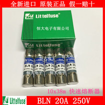 Littelfuse Lite BLN 020 imported Disconnector 10 * 38MM 250V 20A a lot of spot