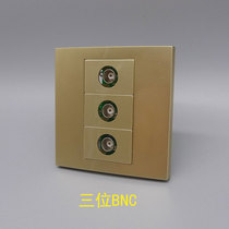 Champagne Gold 86 Type BNC monitors the socket panel probe camera BNC probe to monitor wall plug