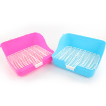 Pet guinea pig chinchop lop-eared rabbit toilet large rabbit rabbit square anti-spray urine potty small supplies
