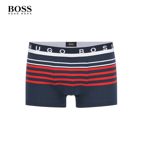 hugo boss【boss】男士商务休闲弹力棉条纹内裤50374480_7折现价370元