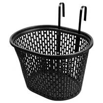 Bicycle basket front car basket mountain bike hanging basket front basket plastic car basket front hanging vegetable basket folding bicycle hanging basket