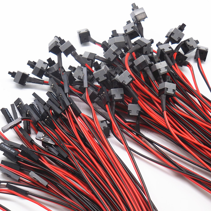 包邮主机电脑开关线重启线机箱开机线reset线电源线power(10条)