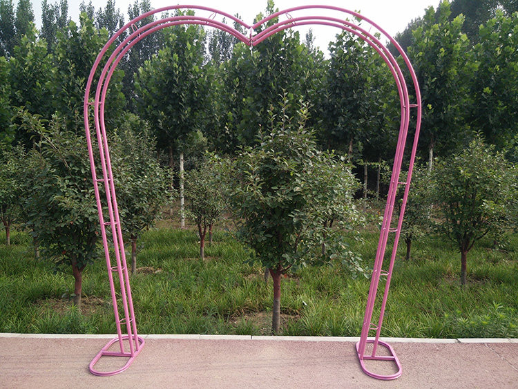 拱门架子铁艺可拆卸镀锌花门架子婚礼开业樱花拱门婚庆花架攀藤架