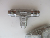 316L stainless steel VCR 1 4 in cast tee joint male external thread