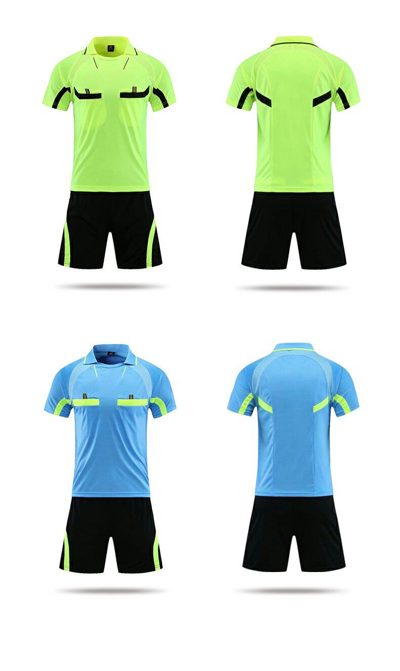 足球裁判服套装短袖成人男女专业比赛装备足球比赛裁判球衣装备