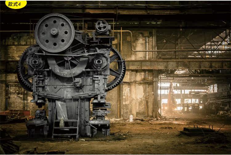 3d金属机械齿轮工程大型壁画ktv酒店网吧酒吧背景墙壁纸工