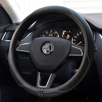 Dedicated to Skoda Ming Sharp Xins Ruo Ruos elite Crystal sharp speed car steering wheel sets the sleeve of the four seasons