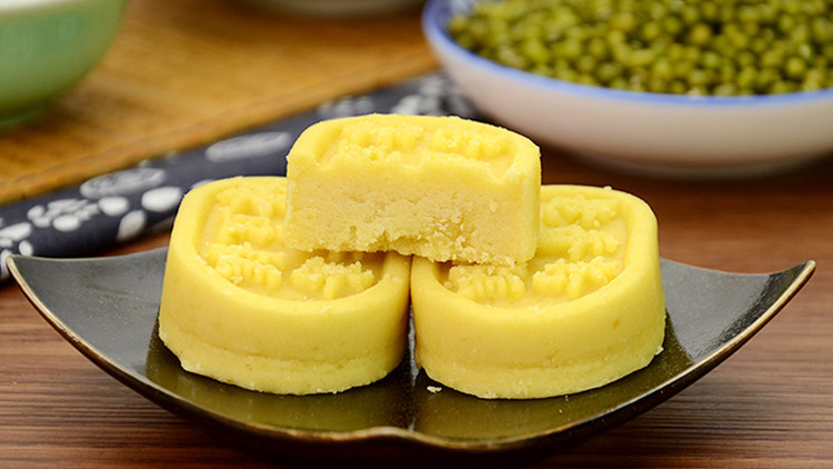 轻甜不腻的绿豆糕,夏日清凉好味道