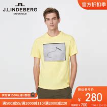 Shopping mall with the same JLINDEBERG gold Lindberg spring fashion joint item short-sleeved top T-shirt men