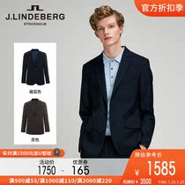 JLINDEBERG Gold Lindberg summer wool slim fit business casual blazer suit mens trend