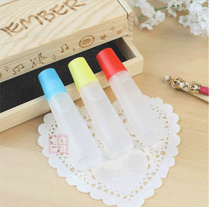 家居学生办公用品 学生胶水 透明 塑料瓶 粘纸 信封 液体胶水