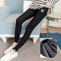 Pregnant women winter cotton pants pregnant women pants autumn and winter wear plus velvet thickened fashion pregnant women leggings warm pants winter