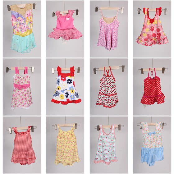 YW36 vintage summer vacation style beach beach beach children's clothing girls' jumpsuit YW36 vintage summer vacation style beach beach beach children's clothing girls' jumpsuit