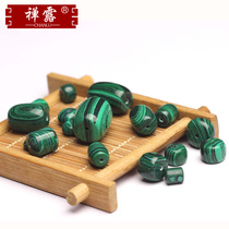 Zen malachite barrel beads plate beads scattered beads accessories DIY Buddha beads bracelet necklace with bead waist jewelry accessories