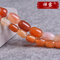 Zen primary color Agate bucket beads scattered beads semi-finished diy handmade beaded crystal bracelet necklace accessories