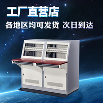 Network cabinet computer room monitoring console monitoring cabinet 22 inch piano station server cabinet TV Wall Xinhao