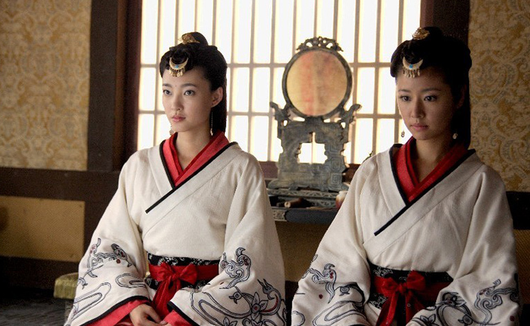 汉朝传统中式婚礼伴娘服仙女服美人心计王丽坤林心如同款古装汉服