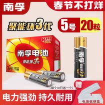 Nanfu No. 5 20-section energy-gathering ring alkaline battery is suitable for toy TV remote control mouse forehead ear temperature gun