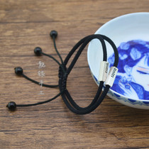 Double happy red rope hand rope female simple couple bracelet a pair of sterling silver men niche simple students original hand-woven