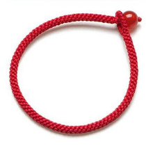 Xiao Zhan the same red rope of the year of life hand rope male hand woven can wear beads student best friend couple bracelet female simple