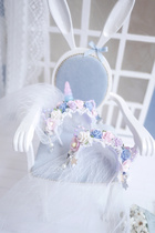 (Zan)Azone momoko ob 1 6 small head dreamy flower Unicorn cat ear headband veil